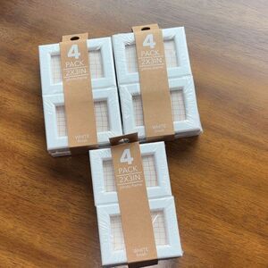 White 2x3 Photo Frame 4-Pack